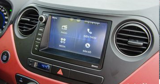 Hyundai i10 2018 hệ thống nghe nhìn