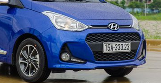 Hyundai i10 2018 màu xanh dương